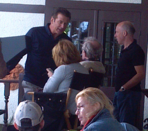 Alec Baldwin with Woody Allen