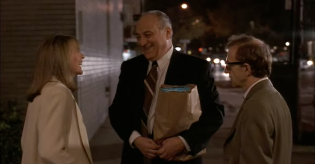 Diane Keaton, Jerry Adler and Woody Allen in Manhattan Murder Mystery