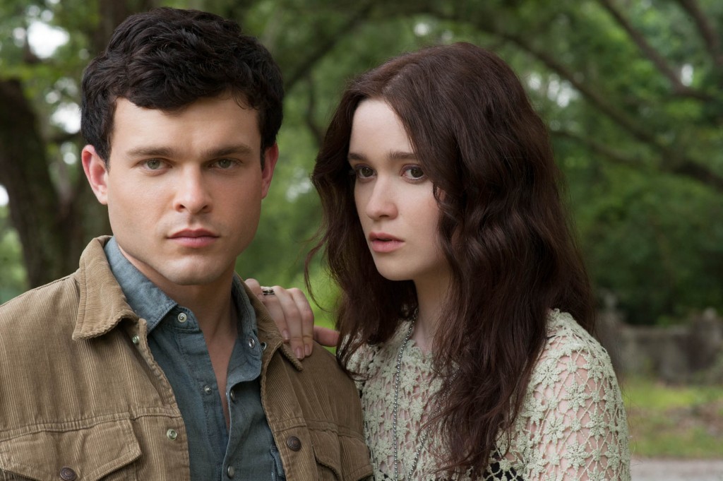 Alden Ehrenreich and Alice Englert