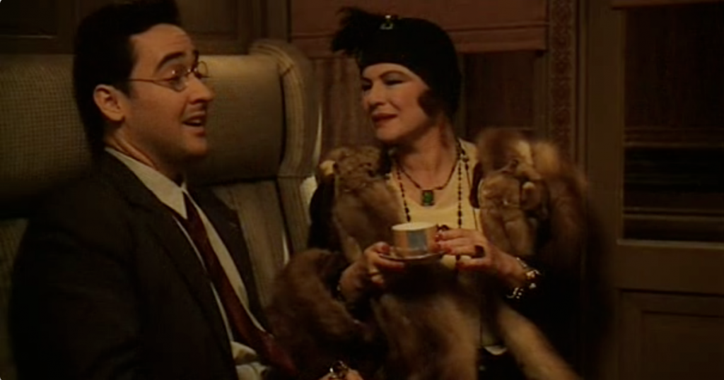 Cusack and Wiest in Bullets Over Broadway