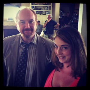 Louis CK with Claire