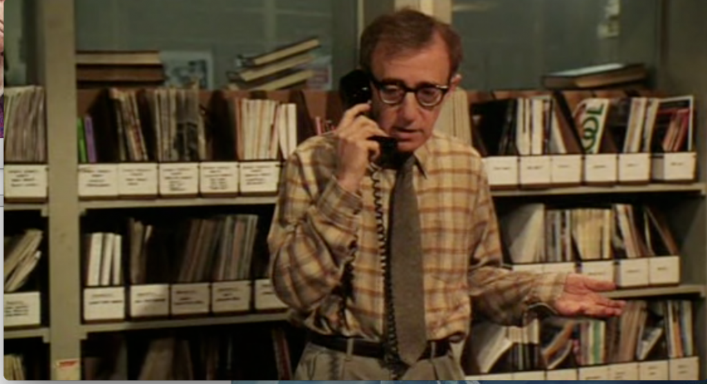 Woody Allen in Mighty Aphrodite
