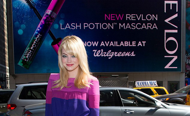 Emma Stone at the Revlon launch, 24/04/2013