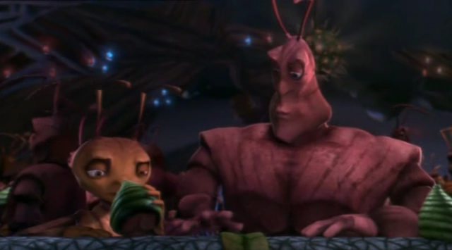 Woody Allen and Sylvester Stallone in Antz
