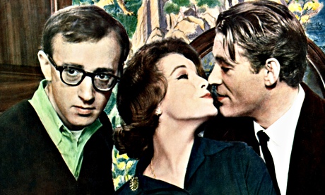 Woody Allen, Romy Schneider and Peter O'Toole in What's New Pussycat.