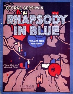 Original 'Rhapsody In Blue' sheet music.